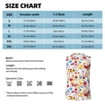 thumbnail image 5 of Goofa Cute Butterfly Flowers Printed Men's Sleeveless T-Shirt - Athletic Gym Workout Tank Top for Men - Moisture-Wicking, UPF 30+ Quick-Dry Muscle Tee-Medium, 5 of 8
