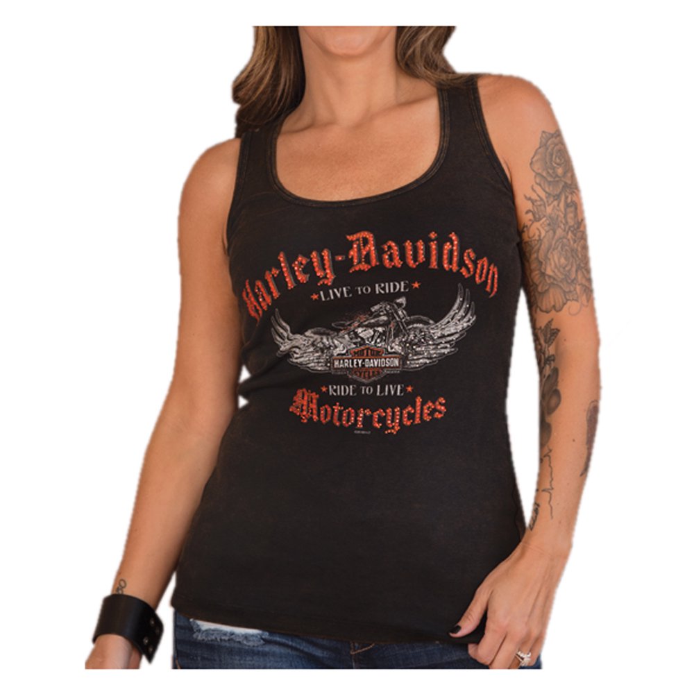 HarleyDavidson HarleyDavidson Women's Embellished Reign Sleeveless
