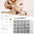 thumbnail image 6 of Hypoallergenic Earring Making , 2682Pcs Earring Supplies for Earring Making and Repairing with Tools -, 6 of 6