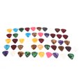 thumbnail image 4 of Picks Sampler, Guitar Pick Celluloid 3 Different Thickness Portable  For Home For Music Classroom 50Pcs, 4 of 8