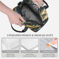 thumbnail image 3 of Naloa Valley River Dinosaur Print Lunch Bag for Women & Men Insulated Lunch Box or Cooler Lunch Tote Bags for Work, Travel, Outdoor, 3 of 5