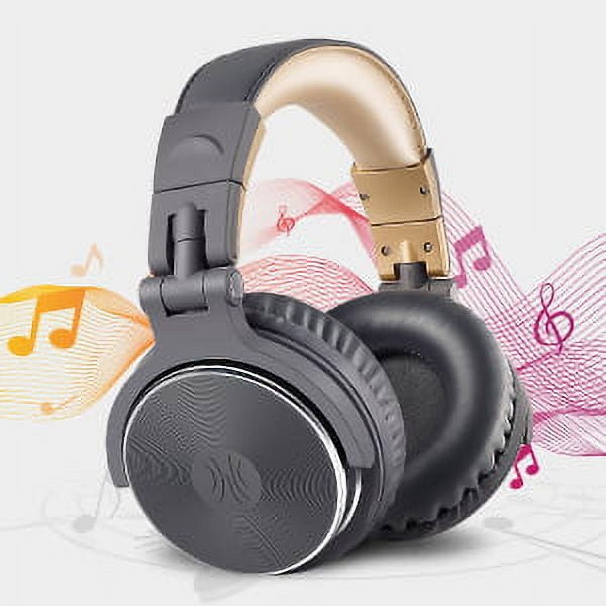 OneOdio Wired Over-Ear Headphones with Mic-50mm Driver Delivering HIFI Sound for PC Laptop Phones-Gray