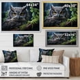 thumbnail image 4 of Designart "A Regal Portrait of a Grey Owl" Animals Floater Framed Canvas Wall Art, 4 of 7