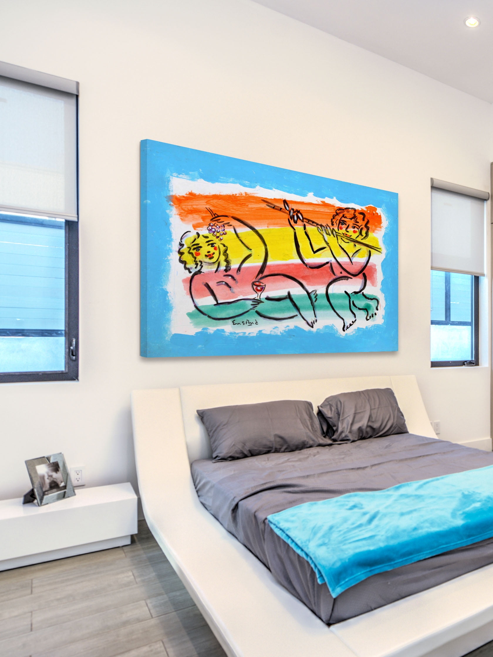 "Adonis and Venus" Painting Print on Wrapped Canvas