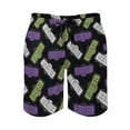 thumbnail image 4 of Beetlejuice Men's Beach Shorts Quick Dry with Zipper Pockets Anti-Chafing Surf Shorts 2XL, 4 of 6