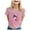 Pink, variant on Womens Pink Ribbon T-Shirts Cancer Awareness Ghost Witch Halloween Tees Short Sleeve Crewneck Inspirational Gift Tops