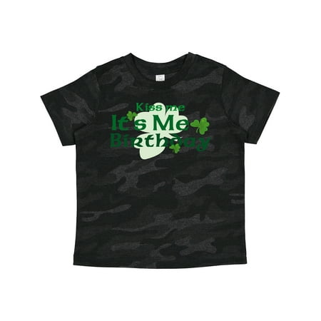 

Inktastic Kiss Me Irish Birthday Gift Toddler Boy or Toddler Girl T-Shirt
