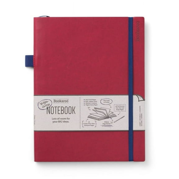 Bookaroo Bigger Things Notebook Dark Red (Other)