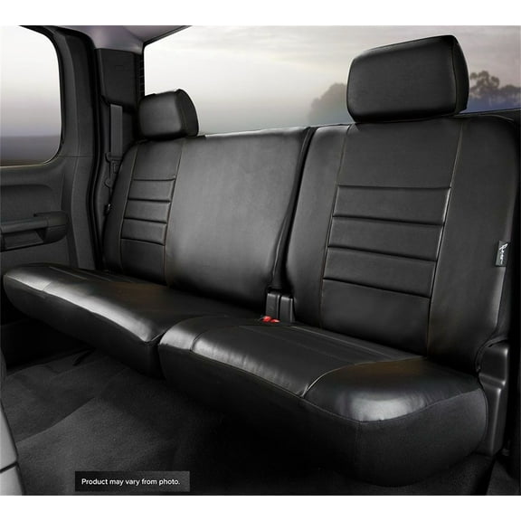 Fia Inc. SL62-38 BLK/BLK FIASL62-38 BLK/BLK 15-16 F150 SUPER CREW SL REAR 60/40 SEAT COVER BLK/BLK