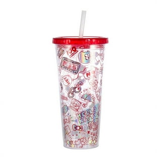 Beautiful LV inspired with Hello Kitty glitter tumbler. Love this