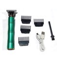 thumbnail image 4 of Guardurnaity Cortadora de pelo eléctrica 5W USB Haircut Portable Barba Afeitado Salon Hairstyling Clipping Shaver con límite Cepillo para el cabello Cuidado del cabello Verde, 4 of 6