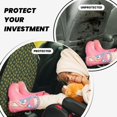 thumbnail image 4 of Gaeub Yellow Floral Print Anti-Kick Storage Mat for Car Seats 2 Pcs, Car Kick Mats with 3 Pocket Protector, Essential Car Seat Protector for Child Car Seat,Car Seat Protector, 4 of 8