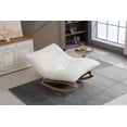 thumbnail image 7 of Timbernest Bean Bag Rocking Chair for Indoor Outdoor, Accent Armless Lazy Sofa, Corduroy Casual Single Couch, White, 7 of 7