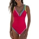 thumbnail image 1 of Traje de baño popvil de una pieza para mujer con control de barriga, 1 of 5