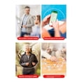 thumbnail image 5 of Blue Light Blocking Reading Glasses Anti Slip Multi Focus Presbyopic Glasses Black Frame Grey Leg +2.00 Strength, 1 Pair, 5 of 9