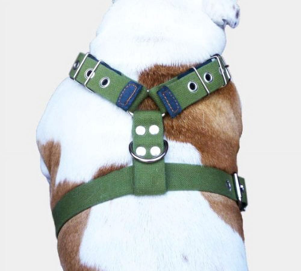 Cotton Web Dog Harness Large. Fits Girth 29"-34.5". 1.5" Wide Straps, Rottweiler, Doberman, Boxer