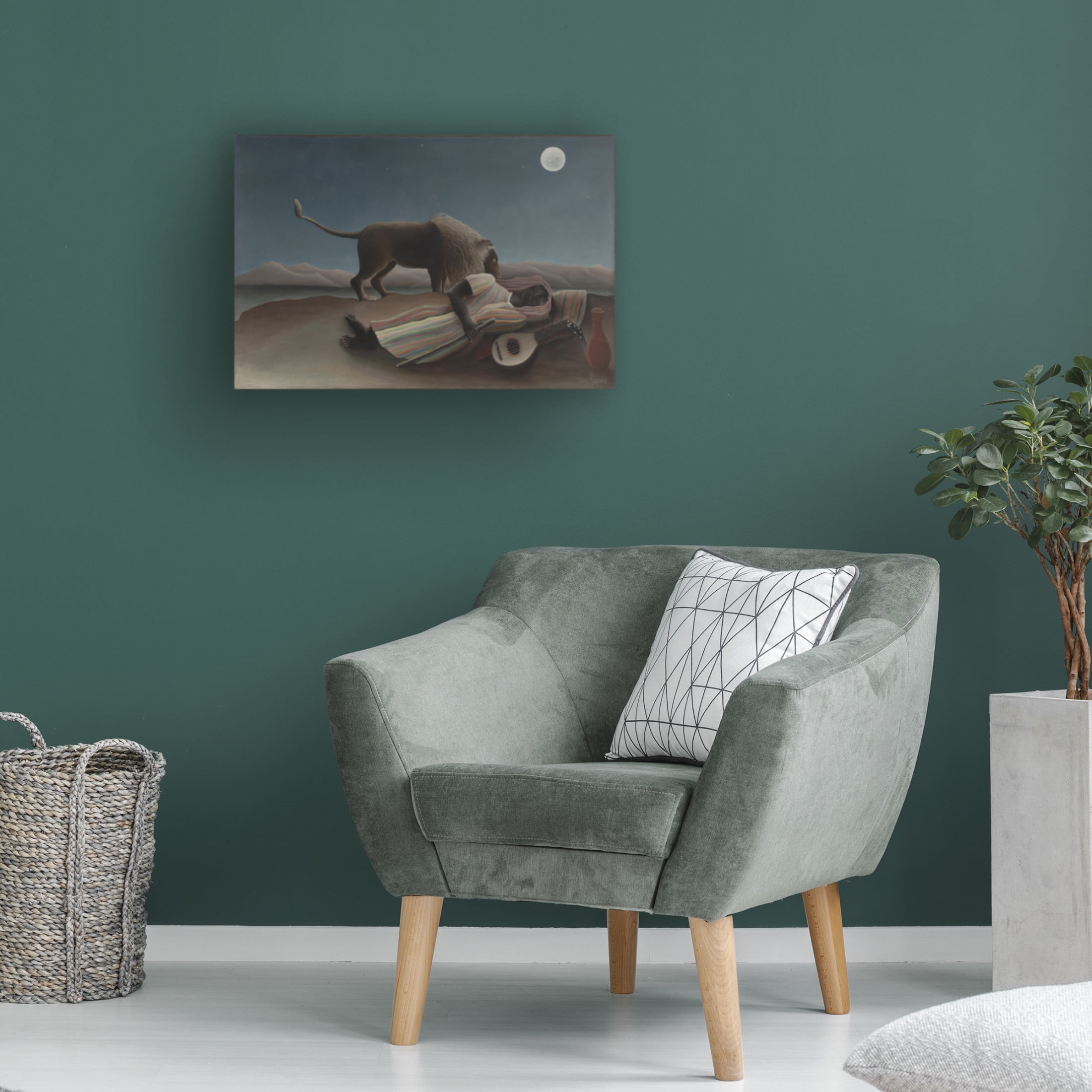 Trademark Fine Art Pictufy La BohAcmienne endormie 1897 Canvas Wall Art