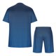 thumbnail image 3 of Mens Pantalones Casuales Cuello Redondo Impresión de Manga Corta Blusa Y Pantalones Cortos Traje, Pantalones de Traje para Hombres, 3 of 5