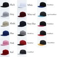 thumbnail image 3 of Spring Classic Retro Vintage Peak Hat Outdoor Sun Hat Adjustable Snapback Hat Baseball Flat Cap WINE RED, 3 of 8