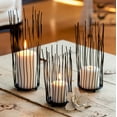 thumbnail image 3 of Danya B. Willow Iron Candleholder 3-piece Set, 3 of 7