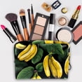 thumbnail image 3 of Waterproof PVC Cosmetic Storage Bag with Zipper, Lightweight, Large Capacity, Printed Design - Makeup Organizer Travel Bag for Ladies and Girls to Go Out and Travel, 3 of 6