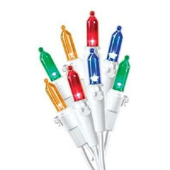 Holiday Wonderland 40847-88A 100 Count Multi-Color LED Mini Bulb Christmas Light Set- Quantity of 6