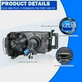 thumbnail image 4 of Spec-D Tuning Black Projector Headlights Compatible with 2002-2005 Dodge Ram 1500, 2003-2005 Dodge Ram 2500 /3500, Left + Right Pair Headlamps Assembly, 4 of 7