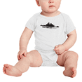 thumbnail image 2 of Portland City Oregon Silhouette Cute Baby Clothing Bodysuits Unisex, 2 of 5