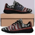 thumbnail image 3 of Veteran Owe To Jesus ChriStand the American flag Veteran Shoes Sneakers Black Size 3.5, 3 of 7