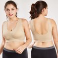 thumbnail image 5 of Sujetador deportivo transpirable de una sola capa sin aros para mujer, ropa interior deportiva de talla grande, ropa interior cómoda y transpirable para fitness, 5 of 5