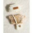 thumbnail image 2 of 17cm Doll Outfits - Kawaii Chic Style Set for 17cm Dolls, Cute Doll Clothes with Accessories -Button Up Stripe Sweater + Hat + Bag, 2 of 5