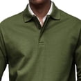 thumbnail image 5 of Oalirro Long Sleeve Tee Shirts for Men Deals Clearance Men's Printing Turn-Down Collar Pullover Tops Casual Slim Fit Basic Long Sleeve T-Shirt, 5 of 5