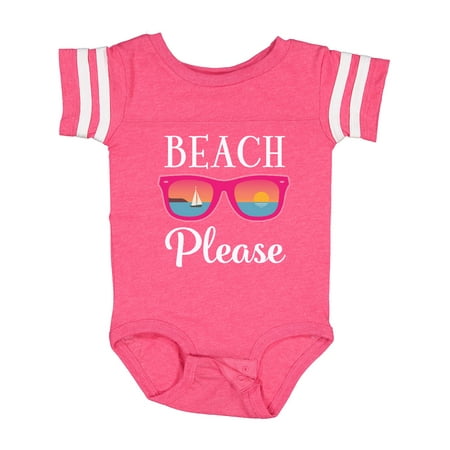 

Inktastic Beach Please Sunglasses Gift Baby Girl Bodysuit