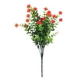 thumbnail image 4 of Yeetfub Clearance Artificial Flowers Outdoor Fake Flowers，8 Bundles Outside Face Mums Fake Summer Greenery UV Resistant No Fade Faux Plastic Lotus Shrubs Home Garden Porch Patio Decoration Office, 4 of 9