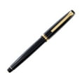 thumbnail image 3 of Pilot Falcon Fountain Pen, Black with Gold Accents, Soft Broad Nib (60352), 3 of 11