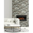 thumbnail image 3 of NextWall Stone Wall Peel and Stick Wallpaper (Gray), 3 of 7