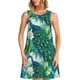 thumbnail image 1 of Fotbe Peacock And Flowers Vestido de Verano sin Mangas para Mujer – Vestido Midi Línea A, Estilo Camiseta Floral, Vestido Playero Casual y Fluido, 1 of 7