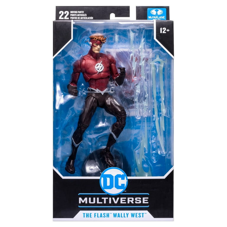 DC Multiverse The Flash Wally West Red Suit Action Figure Gold