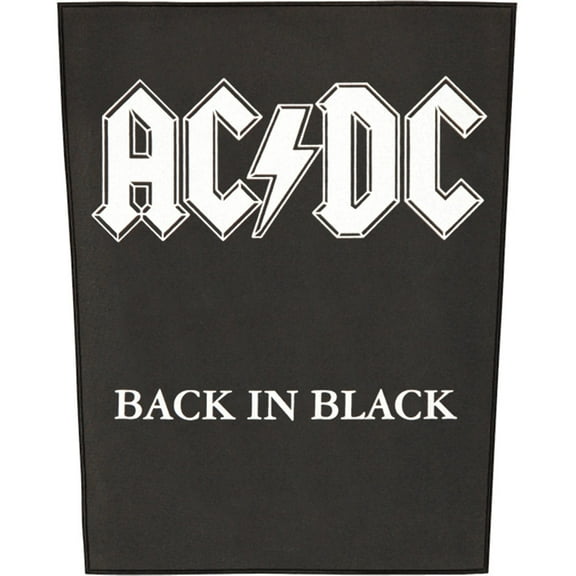 AC/DC Men's Back Patch Black