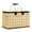 Yellow plaid, variant on Holocky Large Picnic Basket Insulated Foldable Cooler Bag for Camping Picnic Travel Lunch Bag
