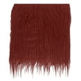 thumbnail image 1 of Unique Bargains 1 Pcs 10 x 10 Inch Plush Faux Fur Fabric Square Fluffy Faux Fur Patches Cuts, Dark Red, 1 of 6