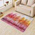 thumbnail image 2 of Tree Rugs for Living Room Bedroom - Woodland Rug 6x8 - Landscape Carpet for Home Decor - Washable Non Slip Patterned Indoor Large Area Rug - Soft & Low Pile (ZN&694), 2 of 7