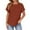 Red, variant on Besolor Summer Tunic Tops for Women Crewneck Short Sleeve T-Shirts Casual Solid Color Basic Blouse Tees