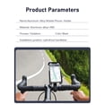 thumbnail image 2 of sweethay Soporte para teléfono de bicicleta Soporte para teléfono inteligente con almohadilla de silicona Soporte ajustable Reemplazo para 12 Pro Teléfono y Comunicación, 2 of 6