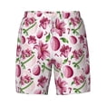 thumbnail image 5 of Rocae Lilies Flowers for Men's Swim Trunks Quick Dry With Two Side Pockets and One Lined Patch PocketXX-Large, 5 of 9