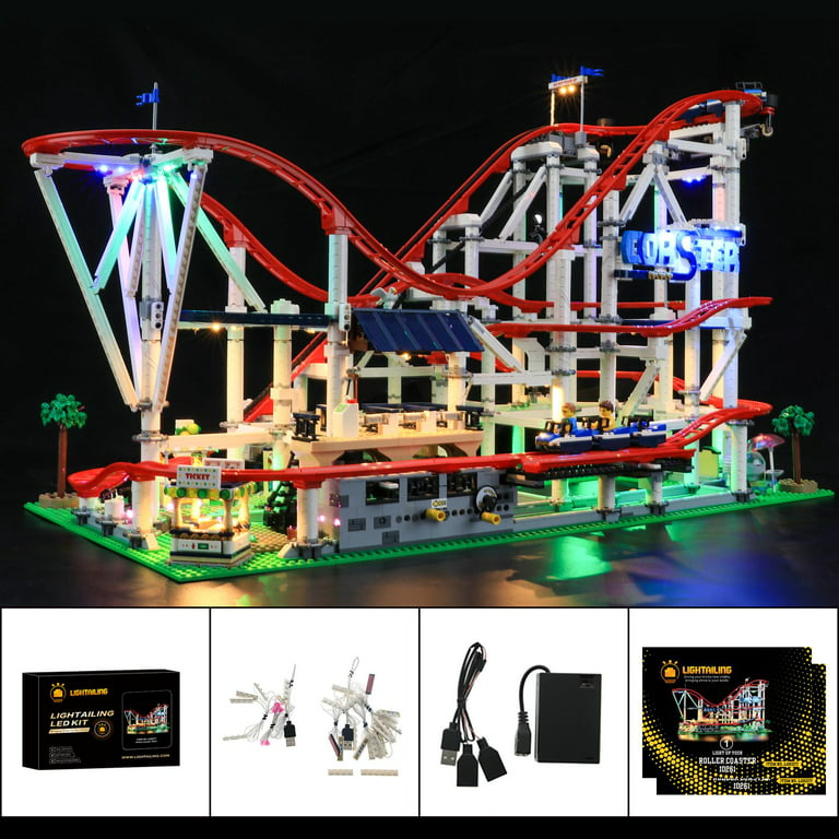 LIGHTAILING Led Lighting Kit for Legos Roller Coaster 10261