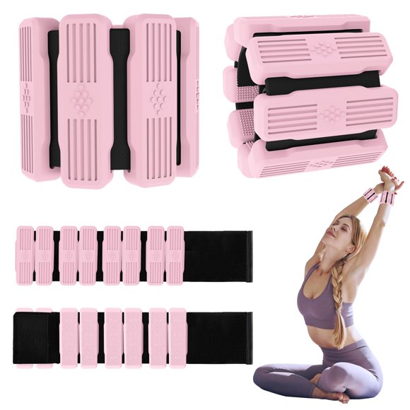 Set de pesas para muñeca y tobillo de 1 kg para mujer Zerood Pink