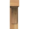 thumbnail image 2 of Ekena Millwork 6"W x 20"D x 20"H Thorton Block Rough Sawn Bracket w/ Offset Brace, Western Red Cedar, 2 of 25