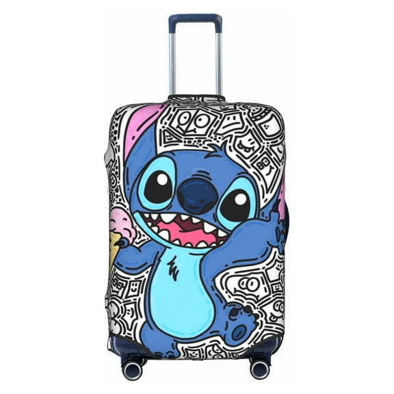 Double-sided Printed Luggage Cover Stitch Travel Suitcase Protector Baggage Covers Medium