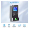 thumbnail image 3 of Face Recognition Fingerprint Password Attendance Machine Access Control Employee Checking-in Recorder with TFT Color Screen, 3 of 6